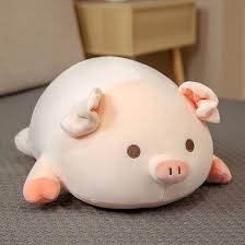 かわいい豚の抱き枕 - 特大ぬいぐるみ