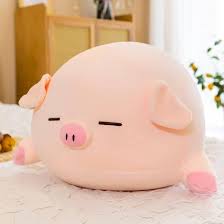 豚キャラクター もちもち抱き枕